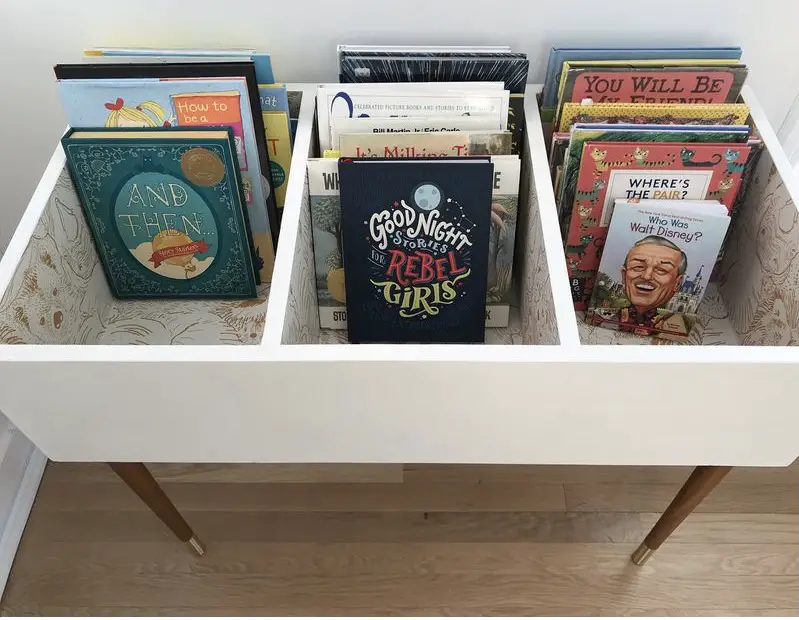 children's books in display