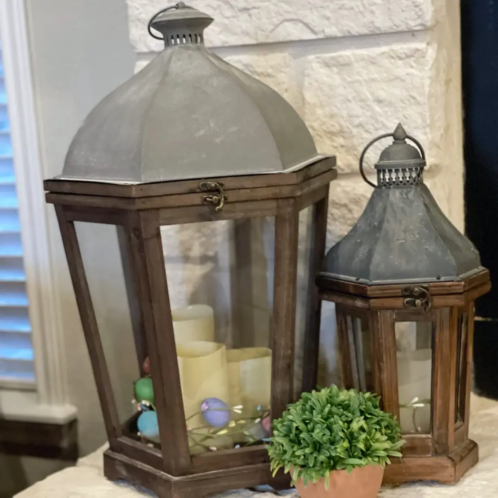 rustic easter home decor