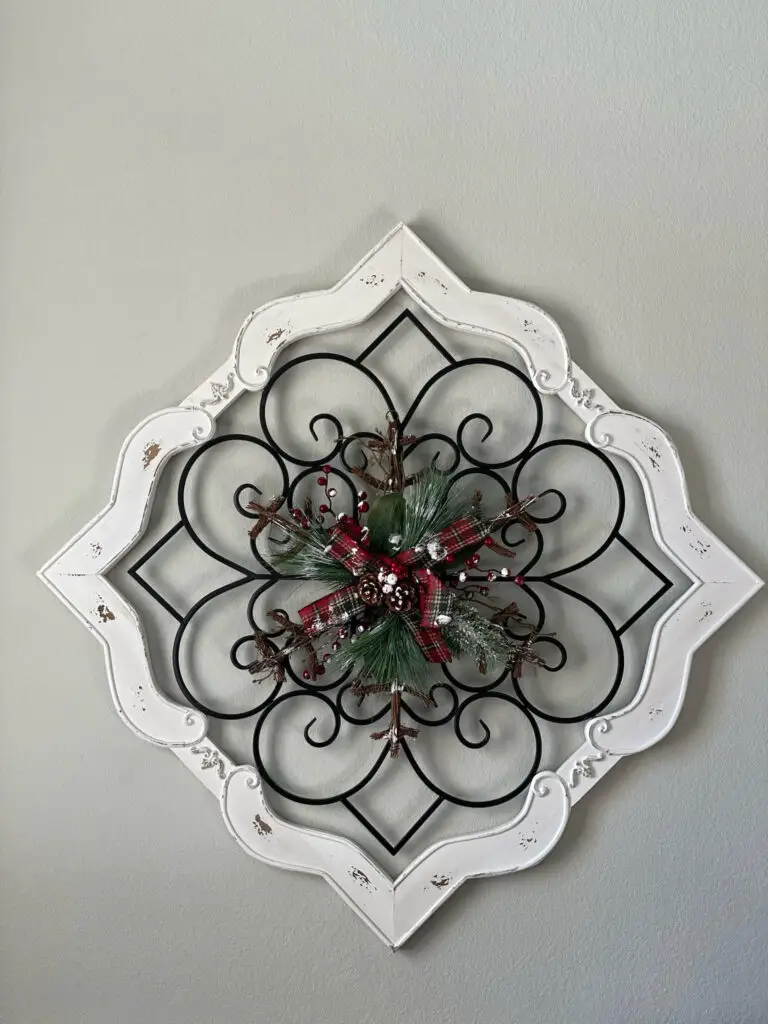 Christmas snowflake wreath